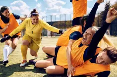 Energieschub evm Handballspielerinnen