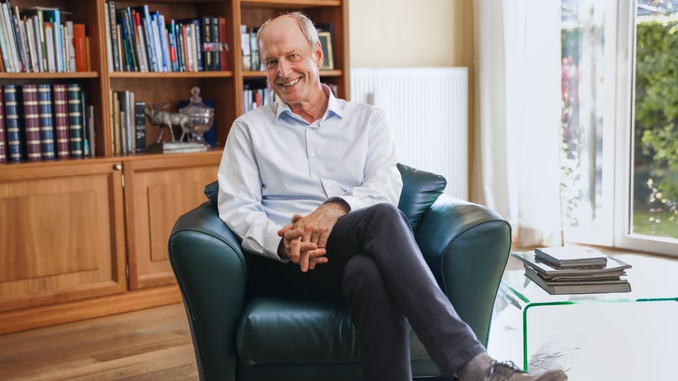 Herr Elsenberger in seinem Sessel