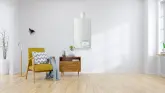 Gasheizung im Wohnzimmer