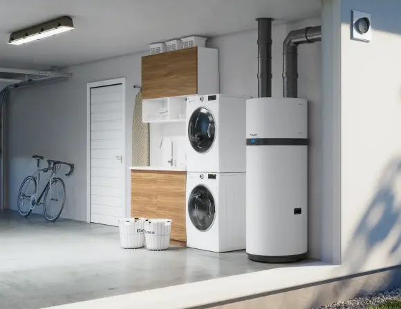 Heizung in der Garage Neubau