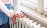 Heizung der evm haelt warm Haende auf Heizung