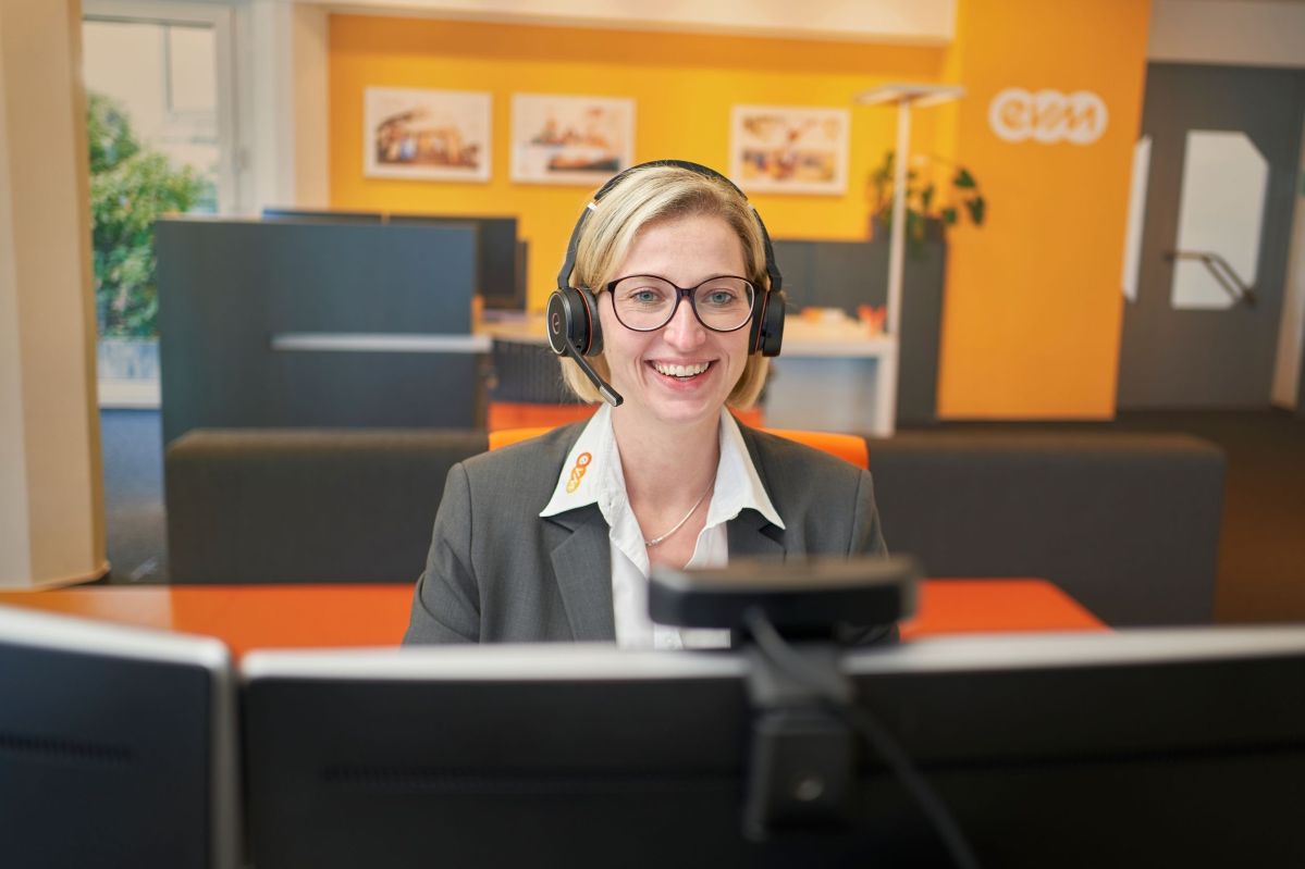 Videoberatung bei der evm