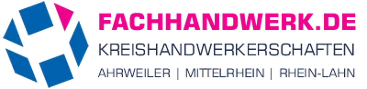 Fachhandwer.de Logo mit pinkem Text