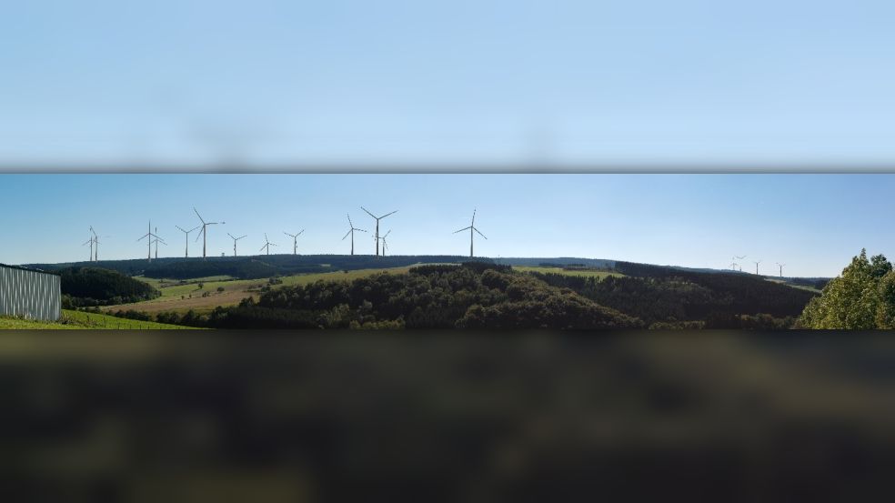 Visualisierung des Windparks