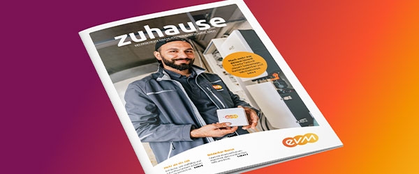 Titelseite der Ausgabe 01 in 2026 des Kundenmagazins zuhause