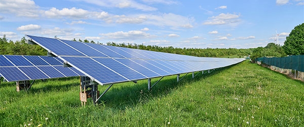 Solarmodule des Solarparks G&ouml;rgeshausen