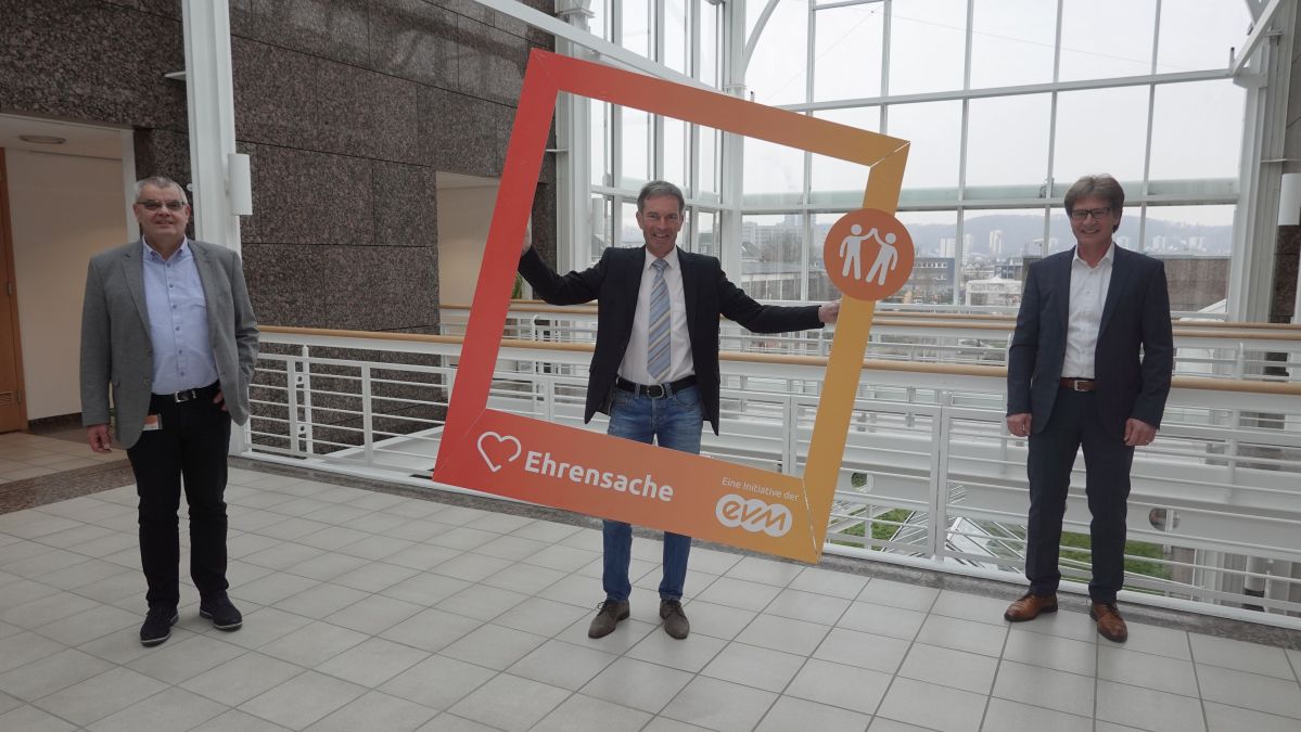 Spendenübergabe evm-Ehrensache