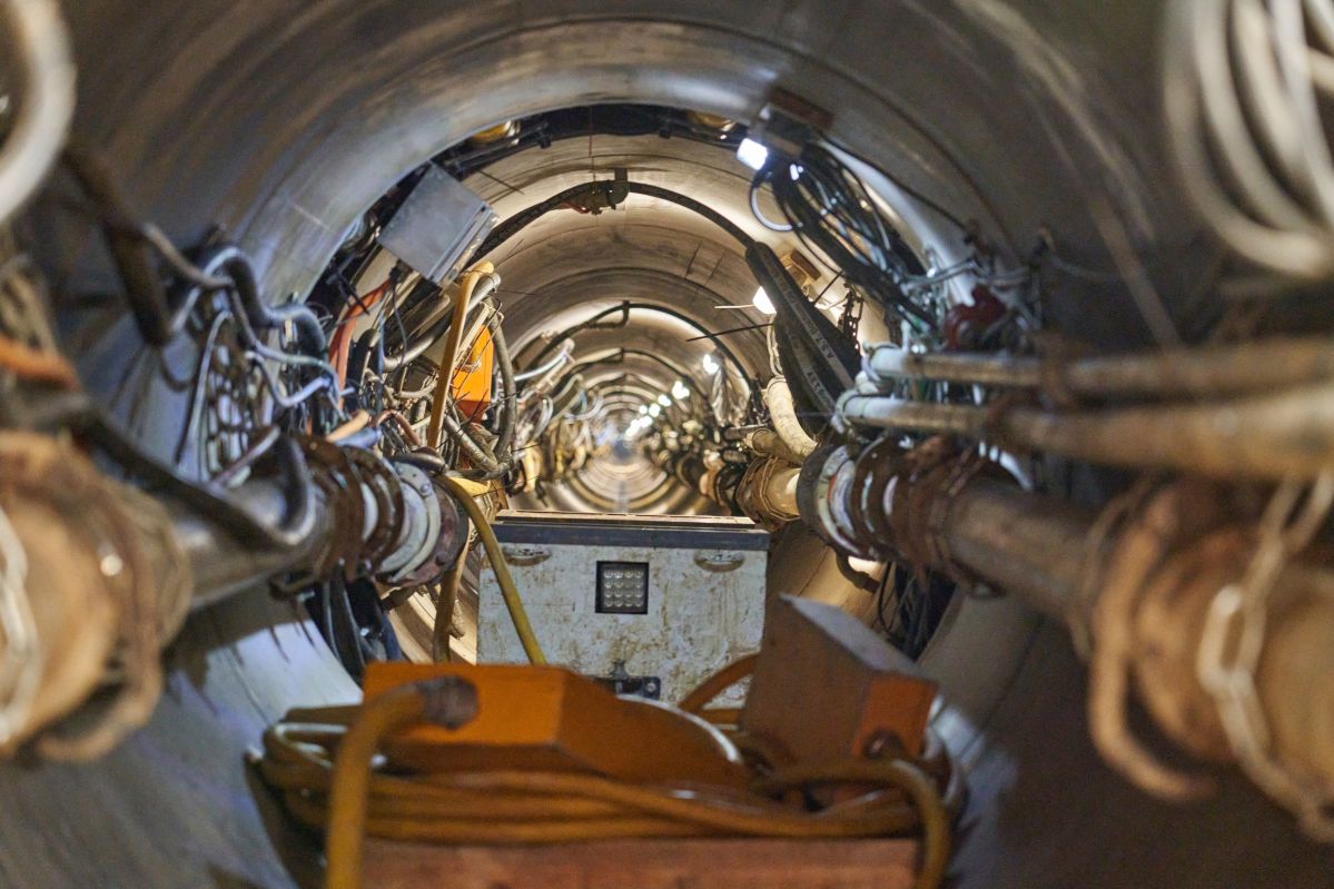 Blick ins innere des Tunnelsystems, das in Sinzig entstanden ist. Blick ins innere des Tunnelsystems, das in Sinzig entstanden ist.