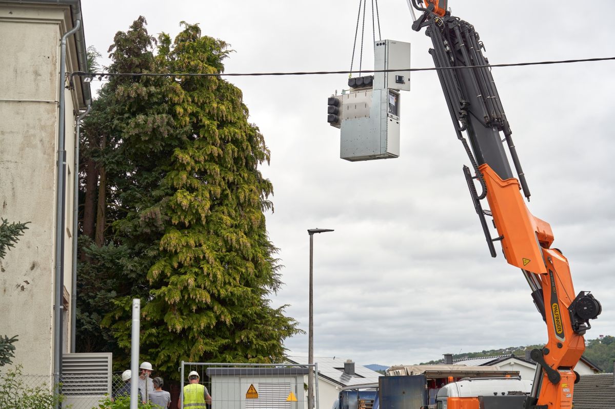 Umbau Transformatorstation in Koblenz-Güls