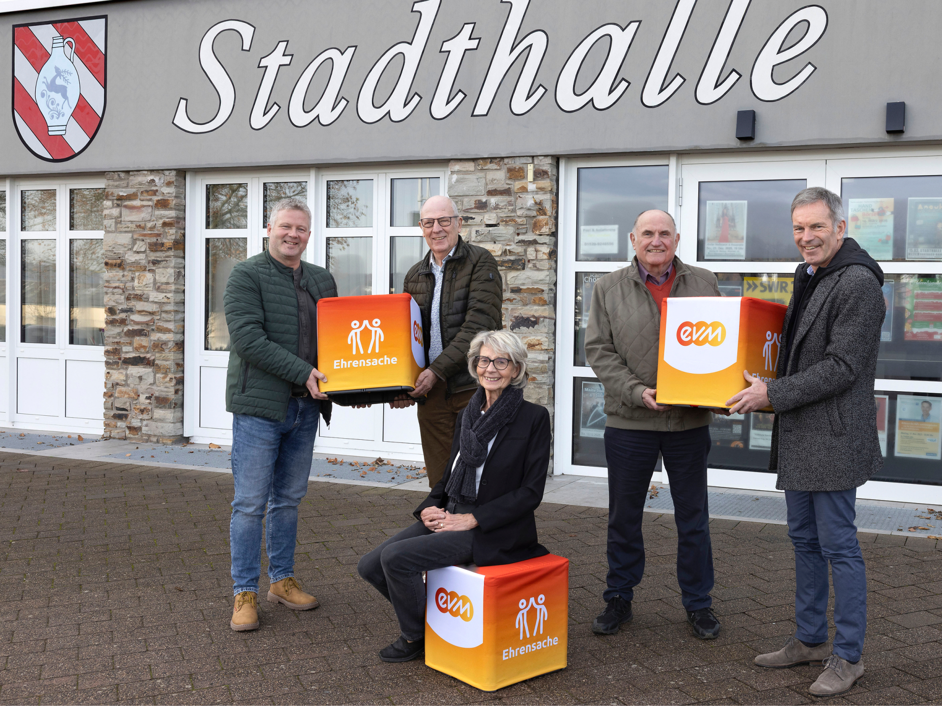 Übergabe Spende evm in der VG Ransbach-Baumbach