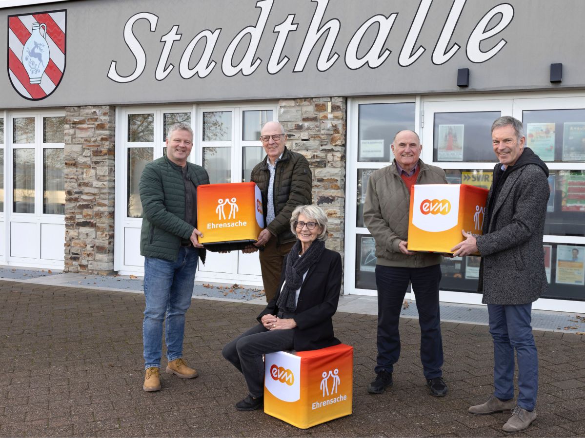 Übergabe Spende evm in der VG Ransbach-Baumbach