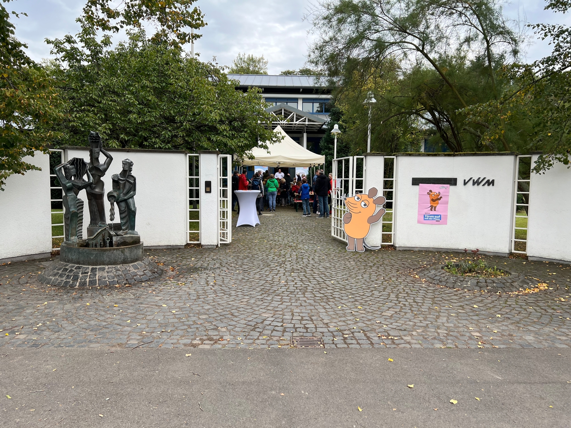 Maus Türen auf Tag am Wasserwerk Koblenz