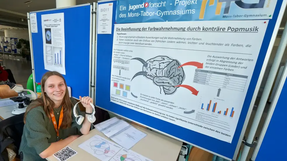 Jugend Forscht Koblenz Emily Schmidt bei Jugend Forscht Koblenz
