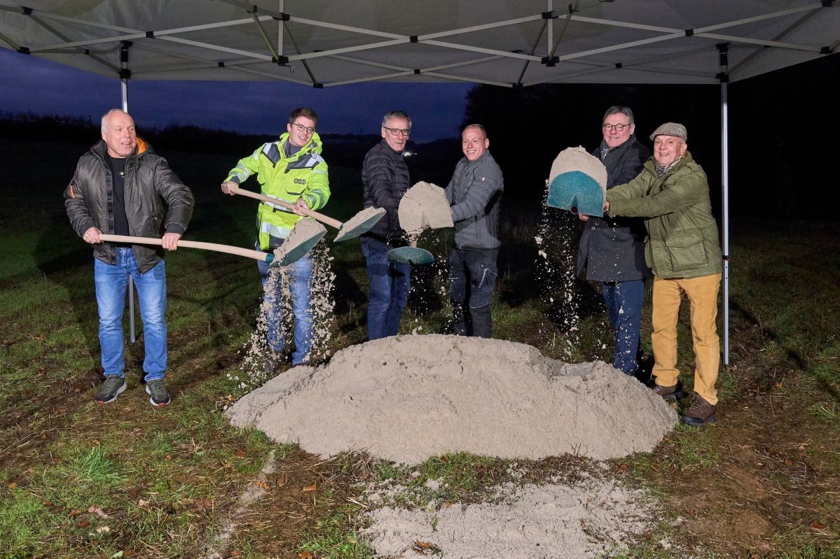 Spatenstich für die Erweiterung des Solarparks Görgeshausen