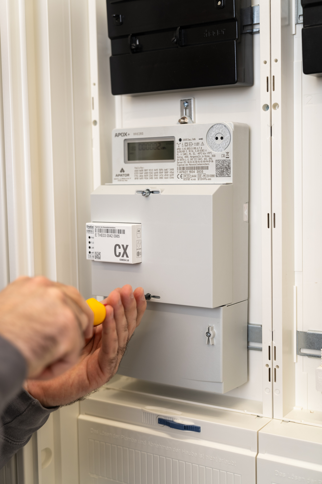 Einbau eines Smart-Meters
