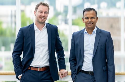 Vorstandsmitglieder der Energieversorgung Mittelrhein (evm) im Jubiläumsjahr 140 Jahre KEVAG, Nachfolgeunternehmen seit der Fusion 2014.