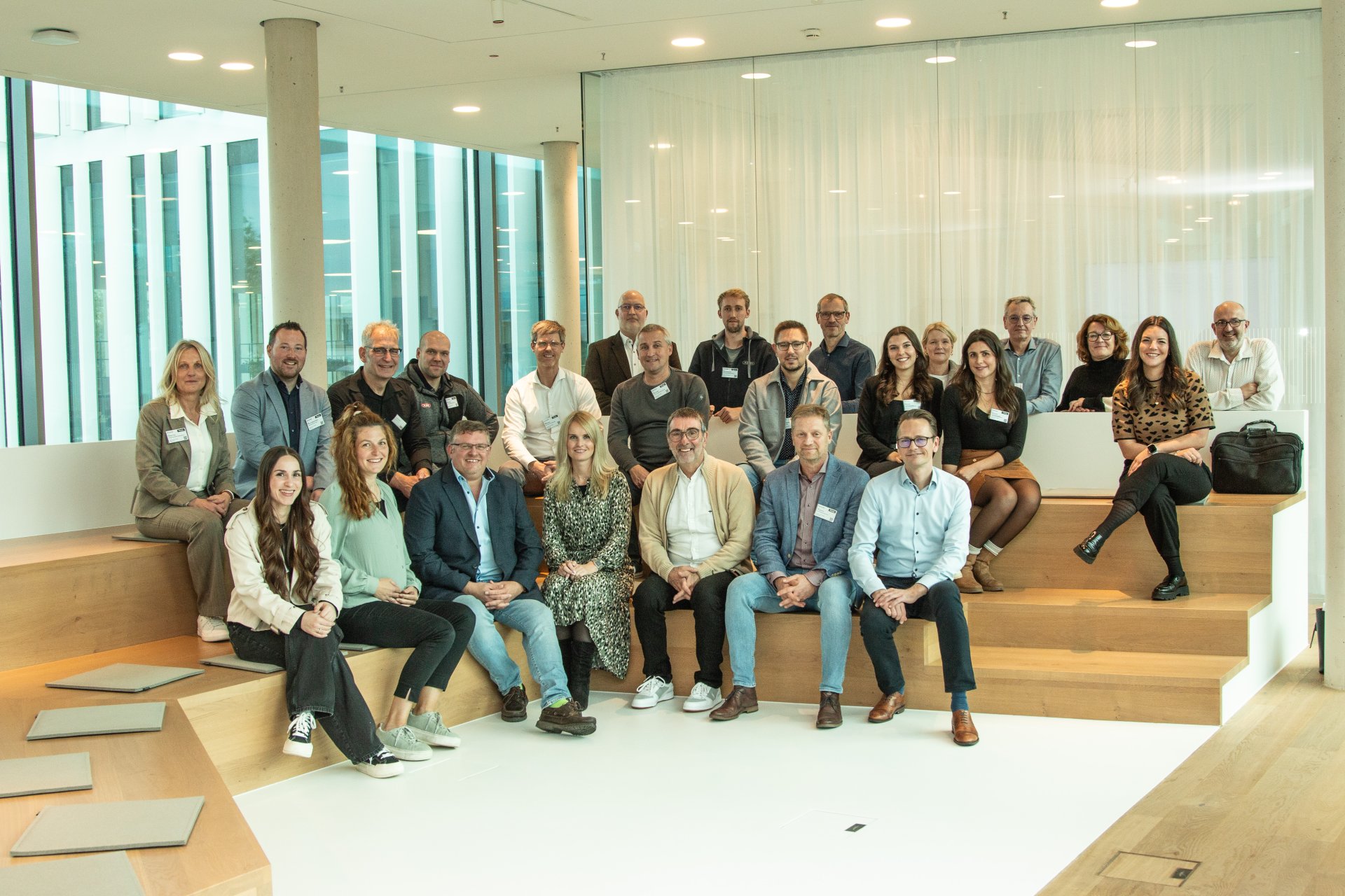 9. Netzwerktreffen für mehr Effizienz Koblenz Gruppenfoto beim Netzwerktreffen für mehr Effizienz in Koblenz