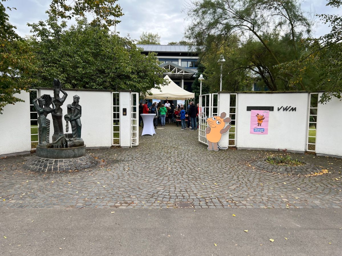 Maus Türen auf Tag am Wasserwerk Koblenz