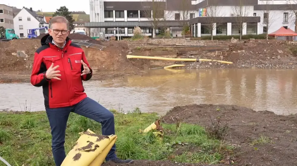 evm-Sprecher Marcelo Peerenboom berichtete aus dem Ahrtal evm-Sprecher Marcelo Peerenboom berichtete aus dem Ahrtal