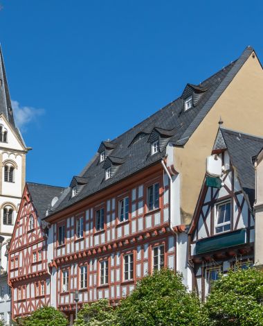 Die St. Severus Kirche in Boppard, Rheinland-Pfalz Die St. Severus Kirche in Boppard, Rheinland-Pfalz