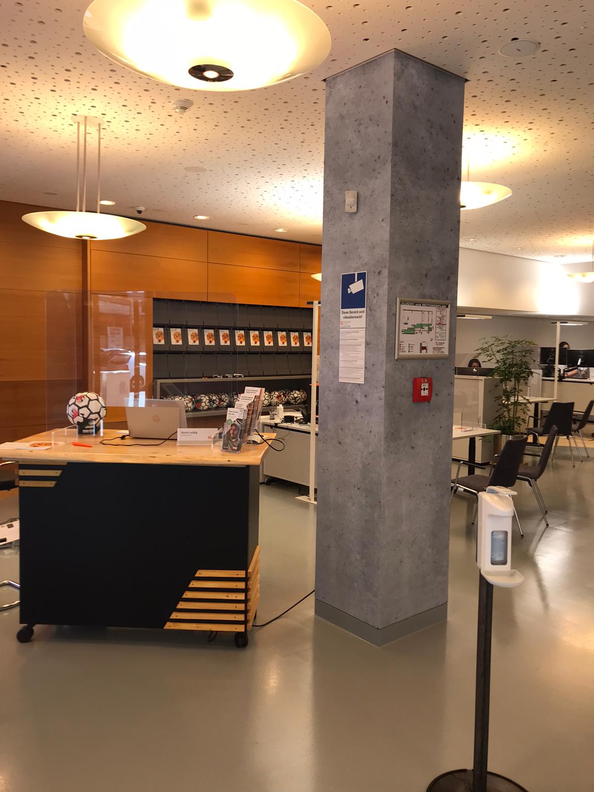 evm-Kundenzentrum Koblenz, Ansicht von innen