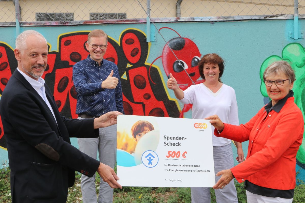 EVM Schekübergabe Kinderschutzbund EVM Schekübergabe Kinderschutzbund