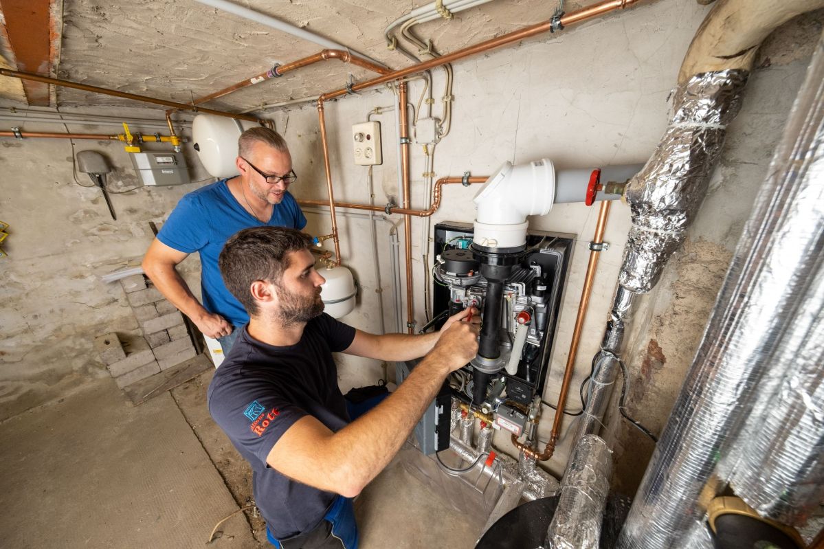 Einbau einer Erdgasheizung