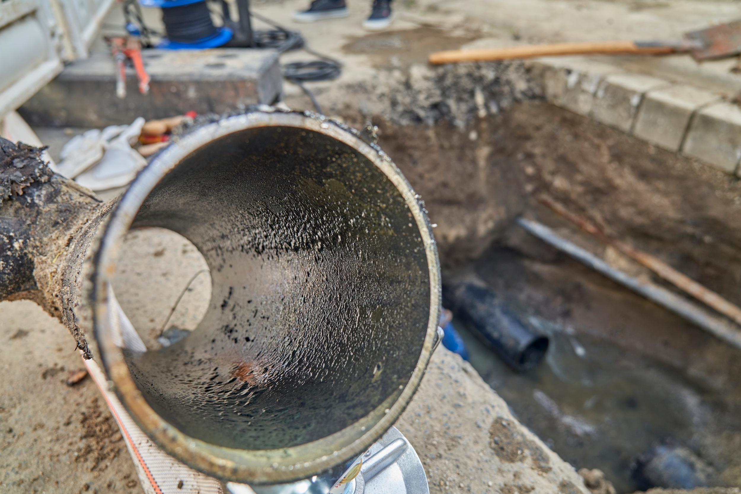 Nach der Hochwasserkatastrophe - evm vor Ort