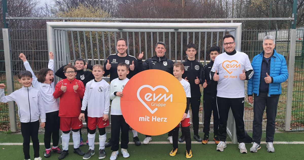 SV Rengsdorf freut sich über Spende der evm