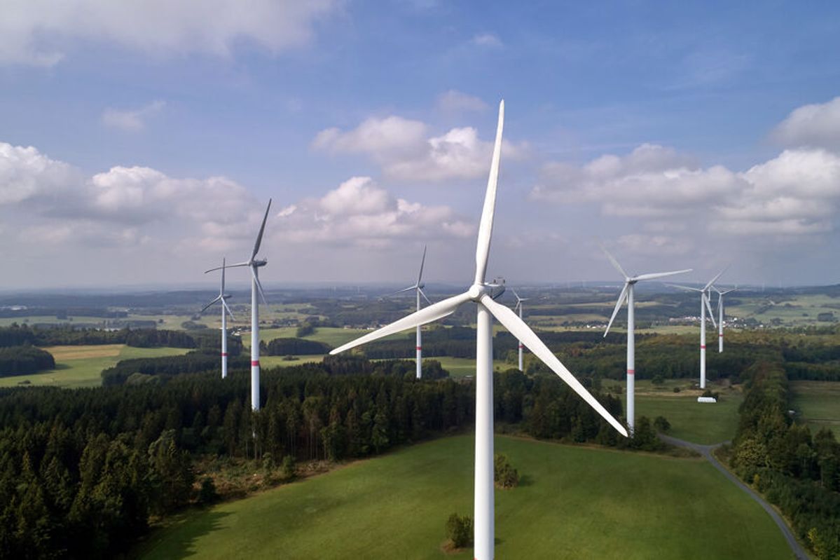 Windkraftprojekt in der Eifel: Nachhaltige Energie für die Region evm-Windrad im Windpark
